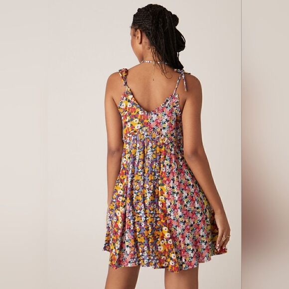 Patrons of Peace Floral Dress XS Coastal Cowgirl 90s Boho Romantic Gardencore - Picture 8 of 14